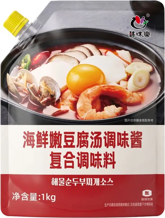 海鲜嫩豆腐汤调味酱