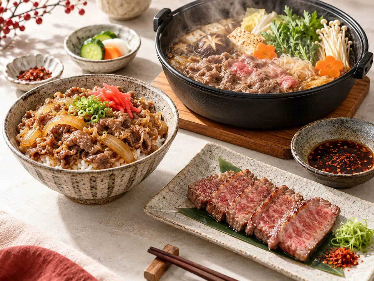 Japanese dishes